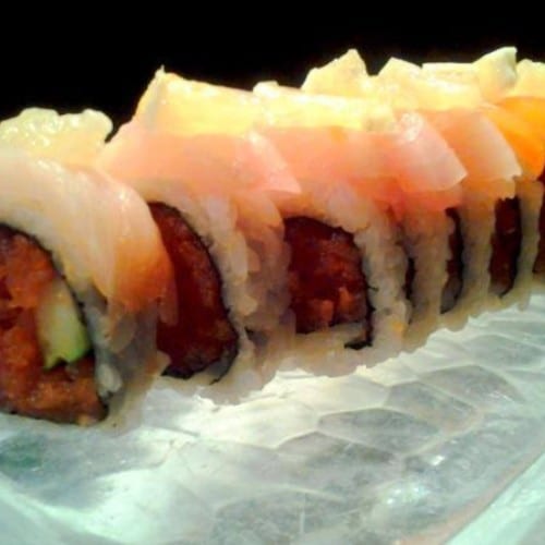 Eating Nemo Roll.