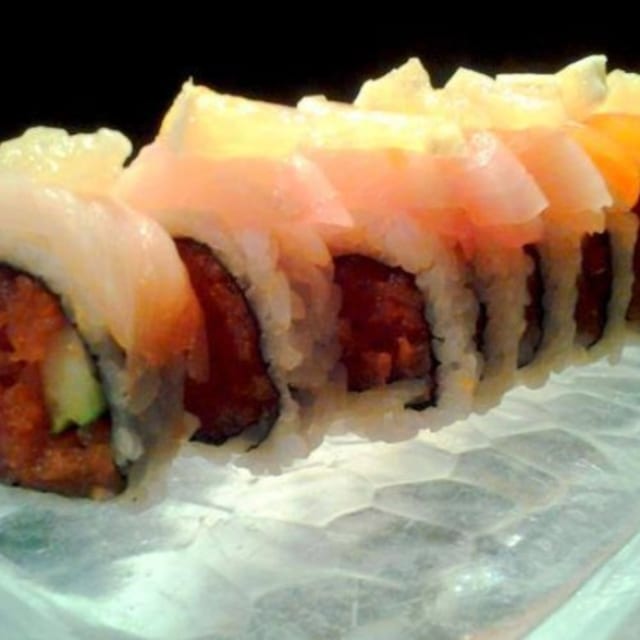 Eating Nemo Roll.